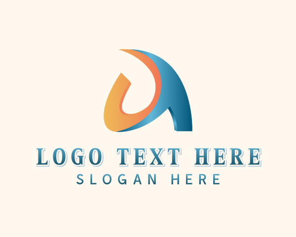 Creative Brand Letter A logo