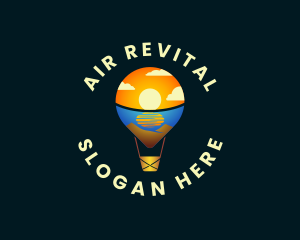 Hot Air Balloon Travel logo design