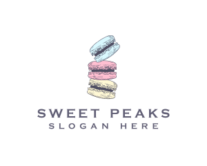 Sweet Macaron Dessert logo