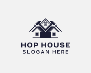 House Construction Tools logo design