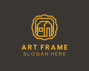 Frame House Realty logo design