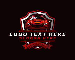 Automotive Car Shield logo