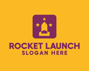 Rocket Stars App logo design