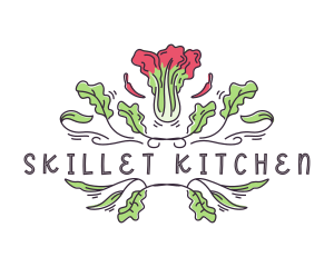 Spice Kimchi Cabbage logo design