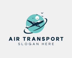 Airplane Flight Aviation logo design