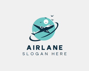 Airplane Flight Aviation logo