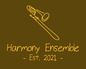 Golden Trumpet Monoline  logo