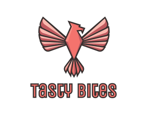 Pink Eagle Bird logo