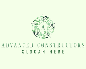 Environmental Garden Leaves logo design