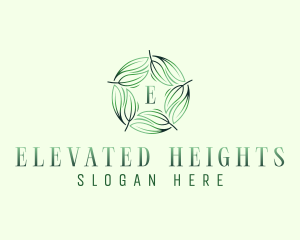 Environmental Garden Leaves logo design