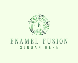 Environmental Garden Leaves logo design