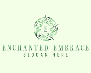 Environmental Garden Leaves logo design