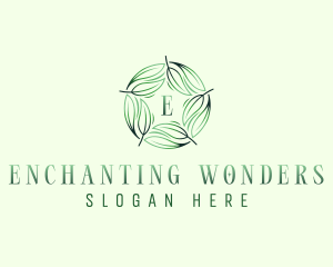 Environmental Garden Leaves logo design