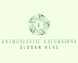 Environmental Garden Leaves logo design