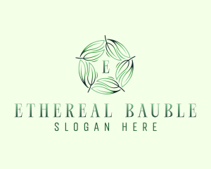 Environmental Garden Leaves logo design