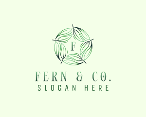 Environmental Garden Leaves logo design