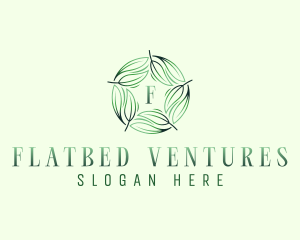 Environmental Garden Leaves logo design