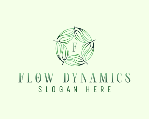 Environmental Garden Leaves logo design