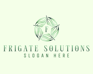 Environmental Garden Leaves logo design