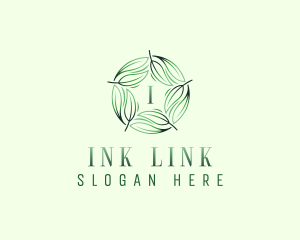 Environmental Garden Leaves logo design