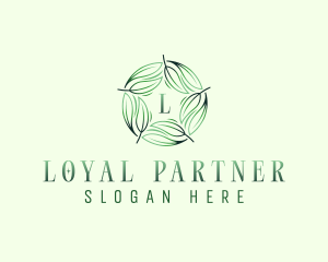 Environmental Garden Leaves logo design