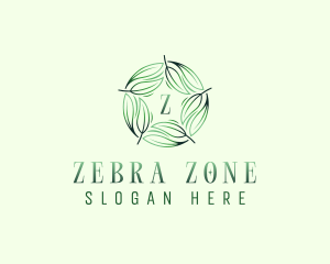 Environmental Garden Leaves logo design