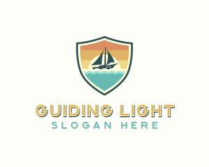 Sunset Sailboat Tours logo design