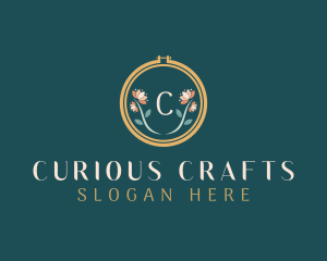 Floral Embroidery Craft logo