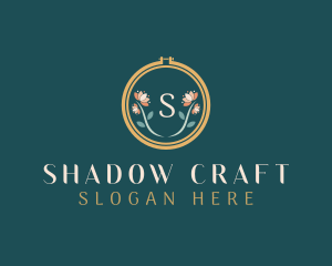 Floral Embroidery Craft logo design