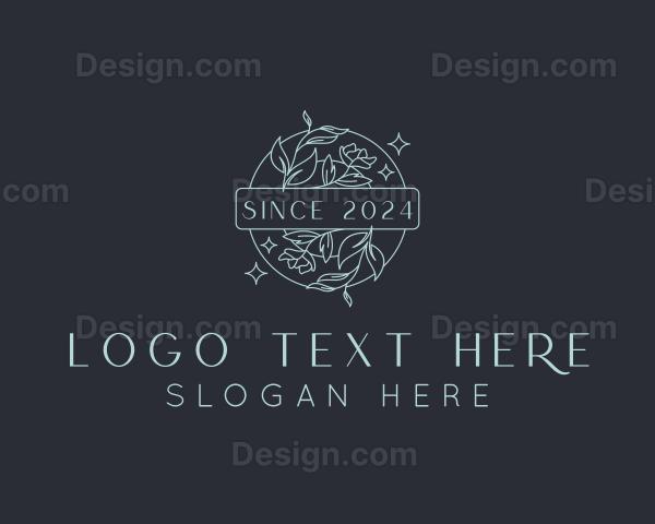 Stylish Wedding Event Logo