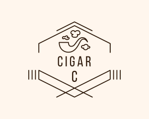 Tobacco Smoking Pipe  logo design