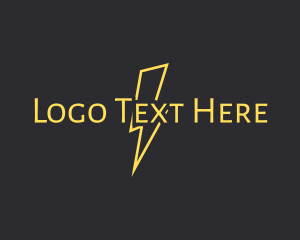 Thunder Bolt Wordmark  logo