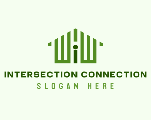 Green Residential Real Estate logo design