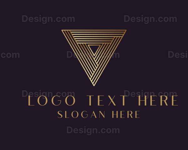 Elegant Modern Triangle Logo