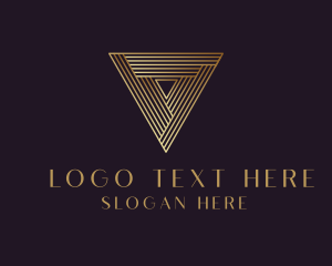 Elegant Modern Triangle logo