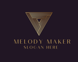 Elegant Modern Triangle logo