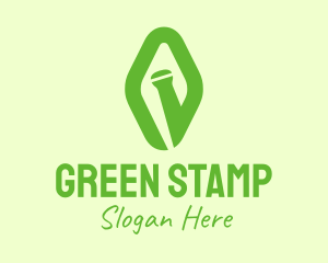 Green Diamond Mortar logo design