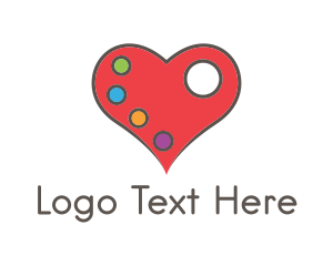 Color - Heart Color Palette logo design