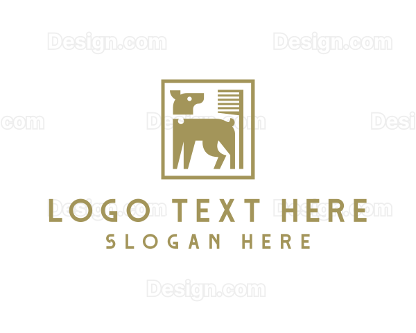 Pet Dog Comb Logo