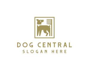 Pet Dog Comb logo design