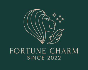 Lion Fortune Teller logo design