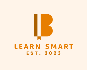 Bookmark Library Letter B logo