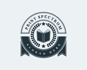 Book Author Award logo design