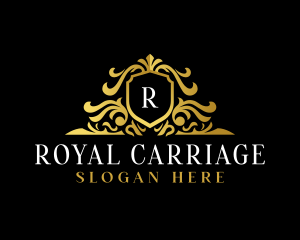 Decorative Royal Shield logo design