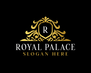 Decorative Royal Shield logo design