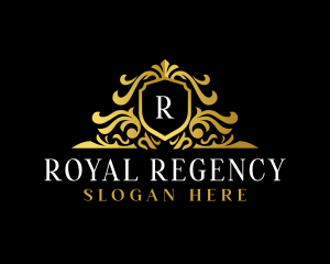 Decorative Royal Shield logo design