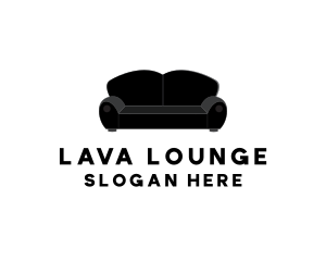 Sofa Couch Seat Furniture logo design