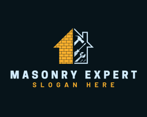 House Builder Contractor logo design