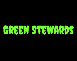 Green Creepy Slime Font logo design