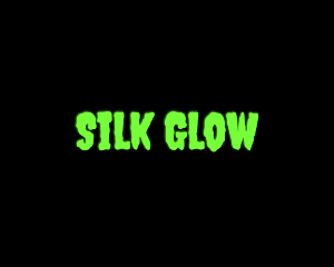 Green Creepy Slime Font logo design